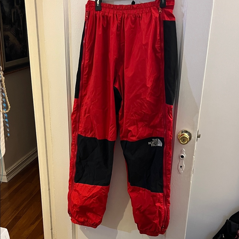 The North Face Men’s Red and Black Gortetex pants